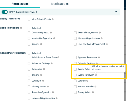 Read Only Permission tab